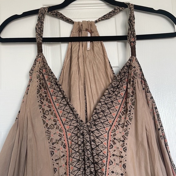 Rare Free People Merida Printed Maxi Dress in Ivory Combo - Picture 12 of 16